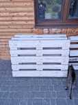 Paleta euro na meble 3 szt. Białe