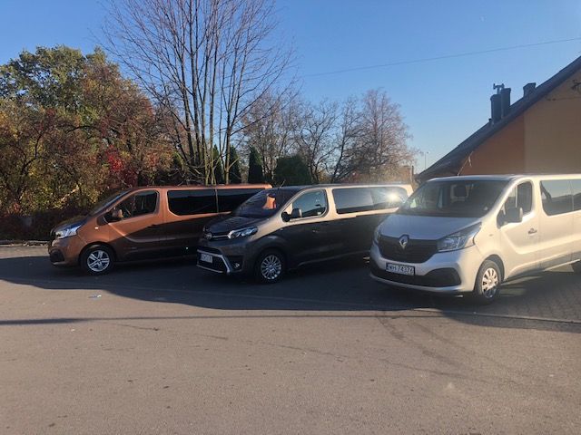 Wynajem aut Wypożyczalnia aut busy 9 osobowe KAT B