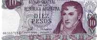banknot ARGENTYNA - 10 unc