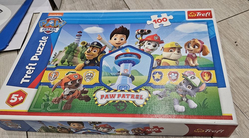 Zestaw Gra Psi Patrol Match "The Crazy Cube Game" + Puzzle