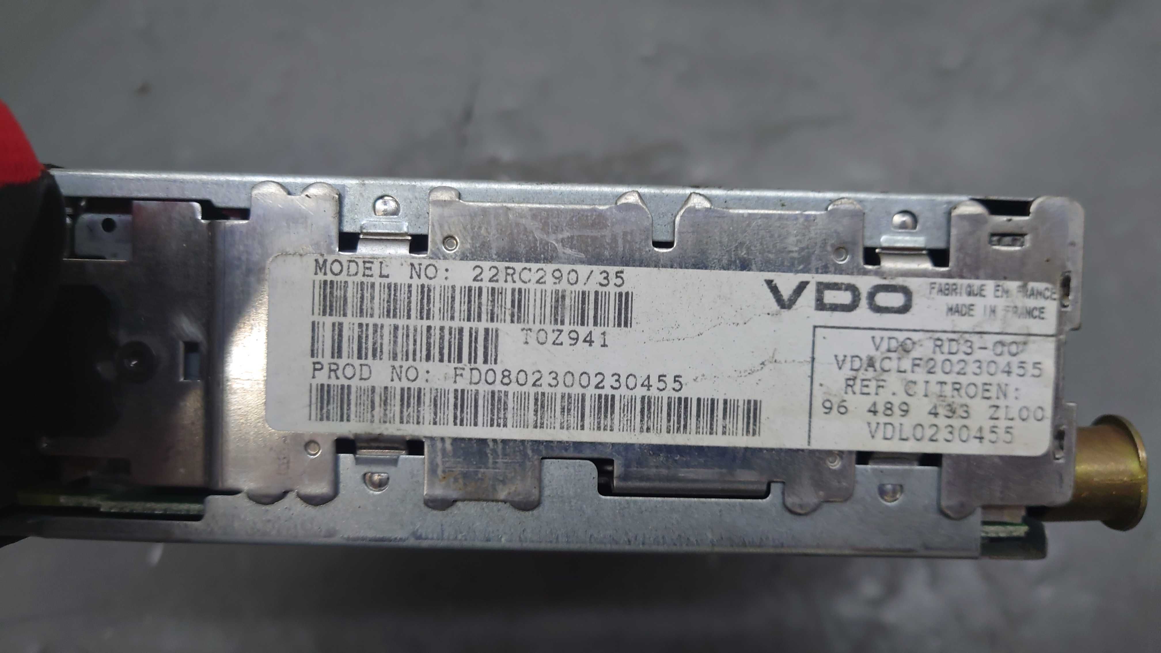 Citroen Xsara Picasso Radio CD Radioodtwarzacz
