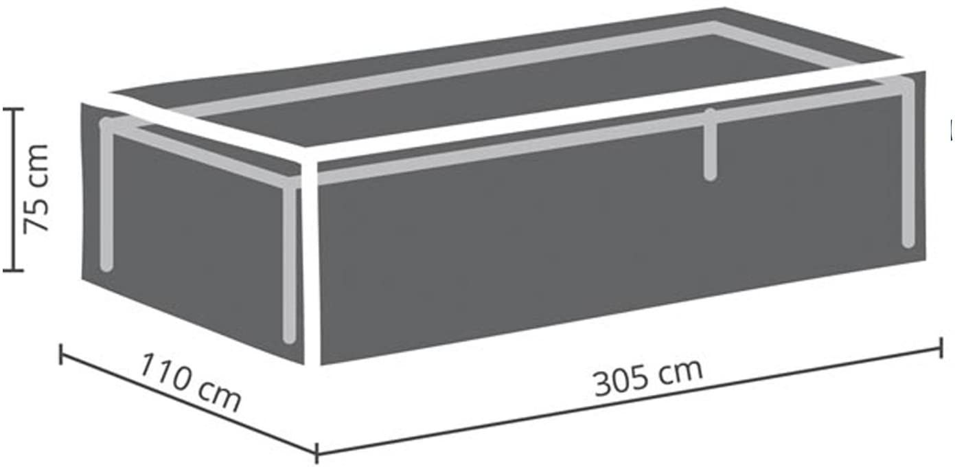 Pokrowiec ochronny na stół ogrodowy 305x110x75 cm Perel Garden OCT300
