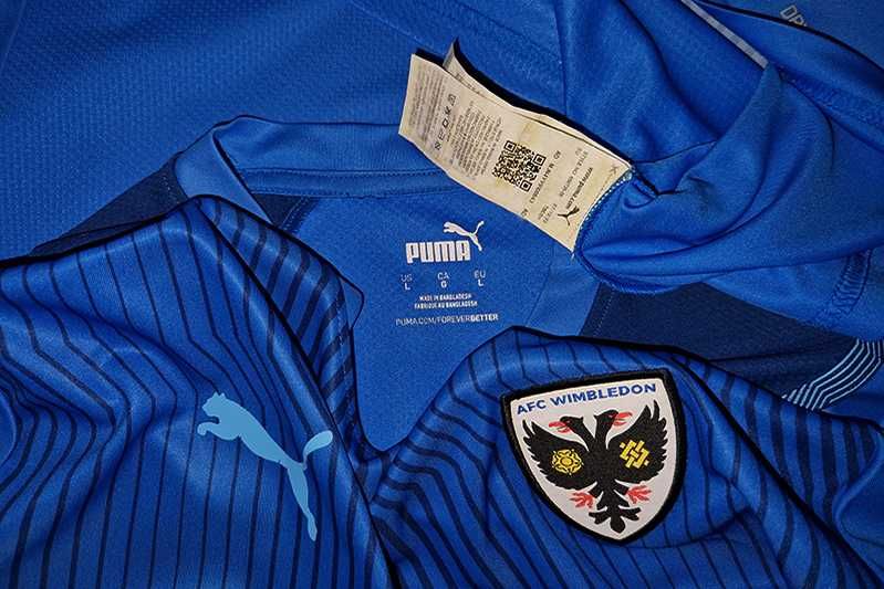 Wimbledon A.F.C. Puma DryCell 2020-21 training shirt size: L