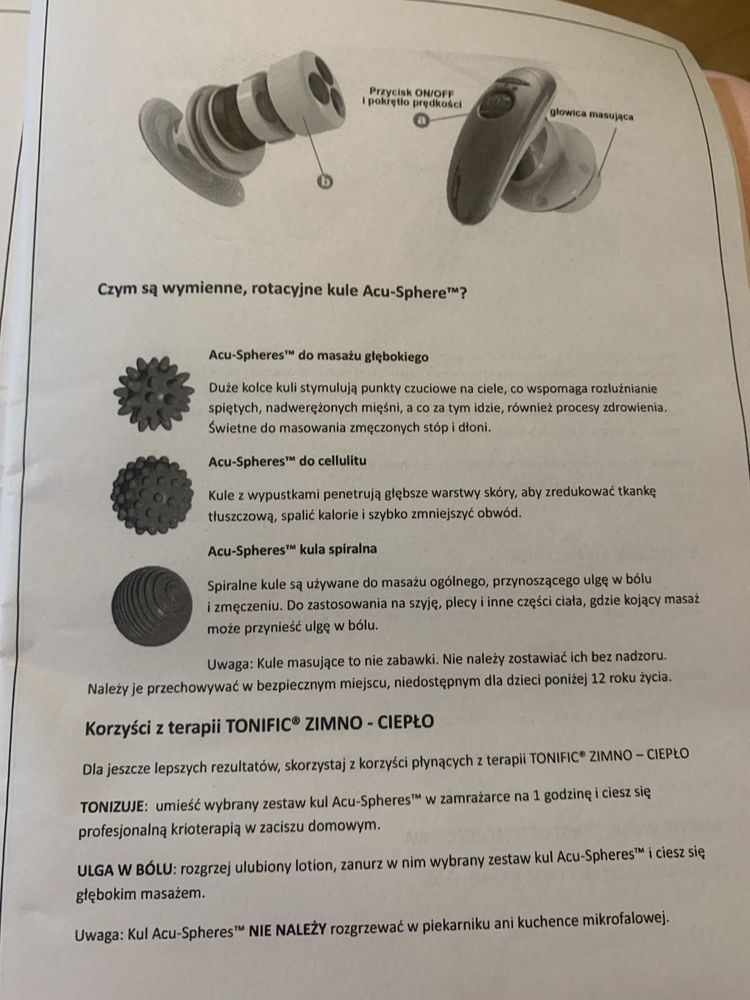Masażer do ciala