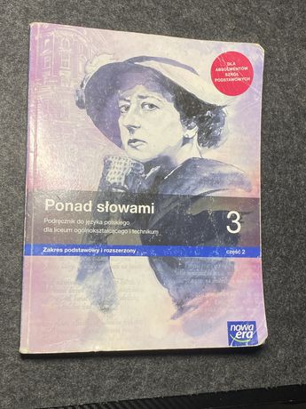 Ponad słowami 3 - zakres podstawowy i rozszerzony podręcznik do polski