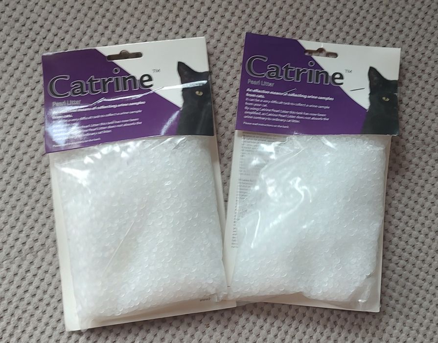 2x KRUUSE Catrine 200g żwirek do pobierania moczu kota