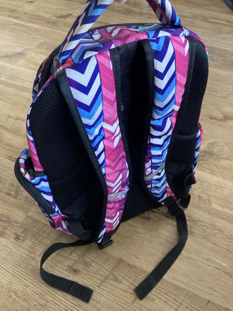 Plecak Gravity backpack dla dziewczynki usztywniany dużo kieszonek