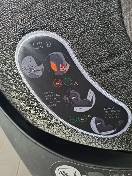 Cadeirinha Sirona Z Cybex e base isofix T rotativa Cybex