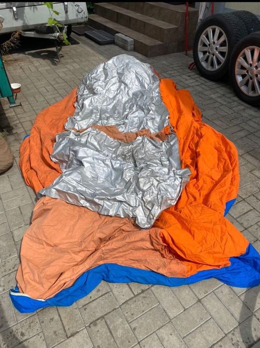 Палатки на прицеп СКИФ - большая и веранда