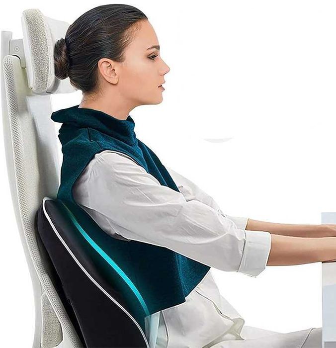 Ergonomiczna poduszka lędźwiowa na krzesło fotel