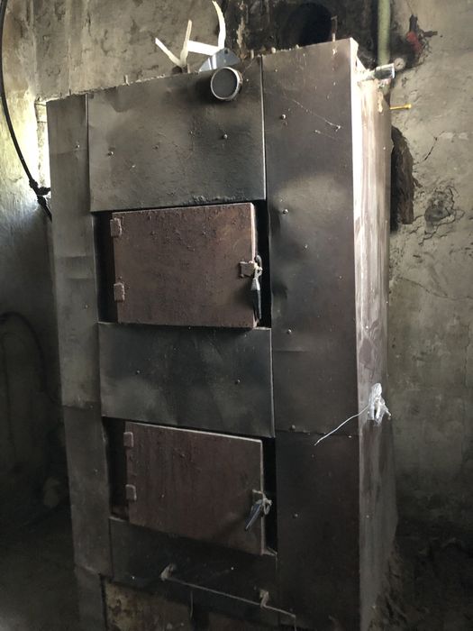 Котел  твердотопливный  бу 120 кВт