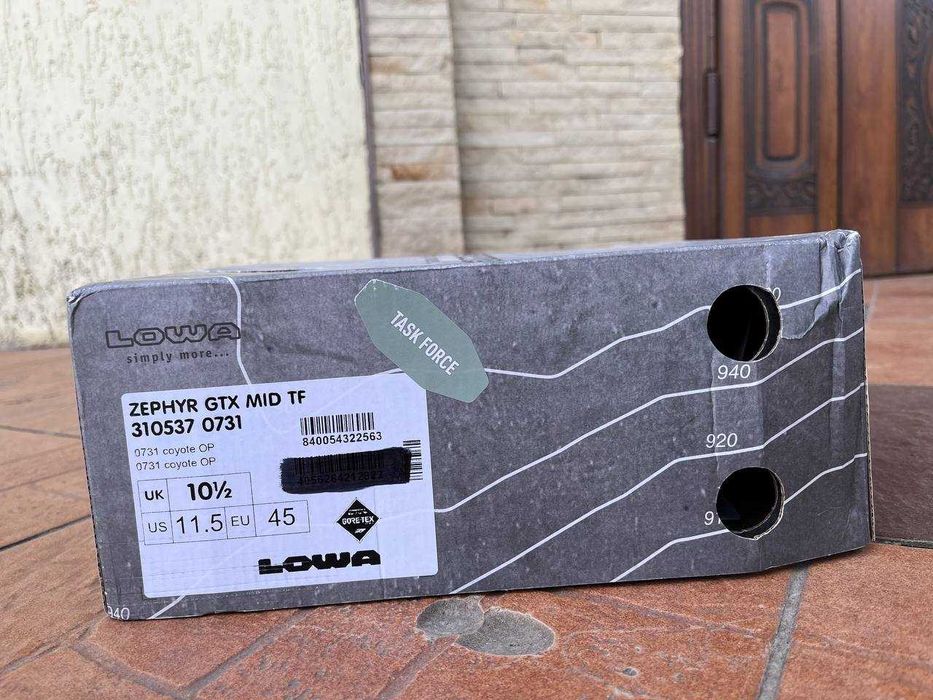 Черевики Lowa Zephyr GTX Mid TF Coyote OP (Розмір 45, оригінал)