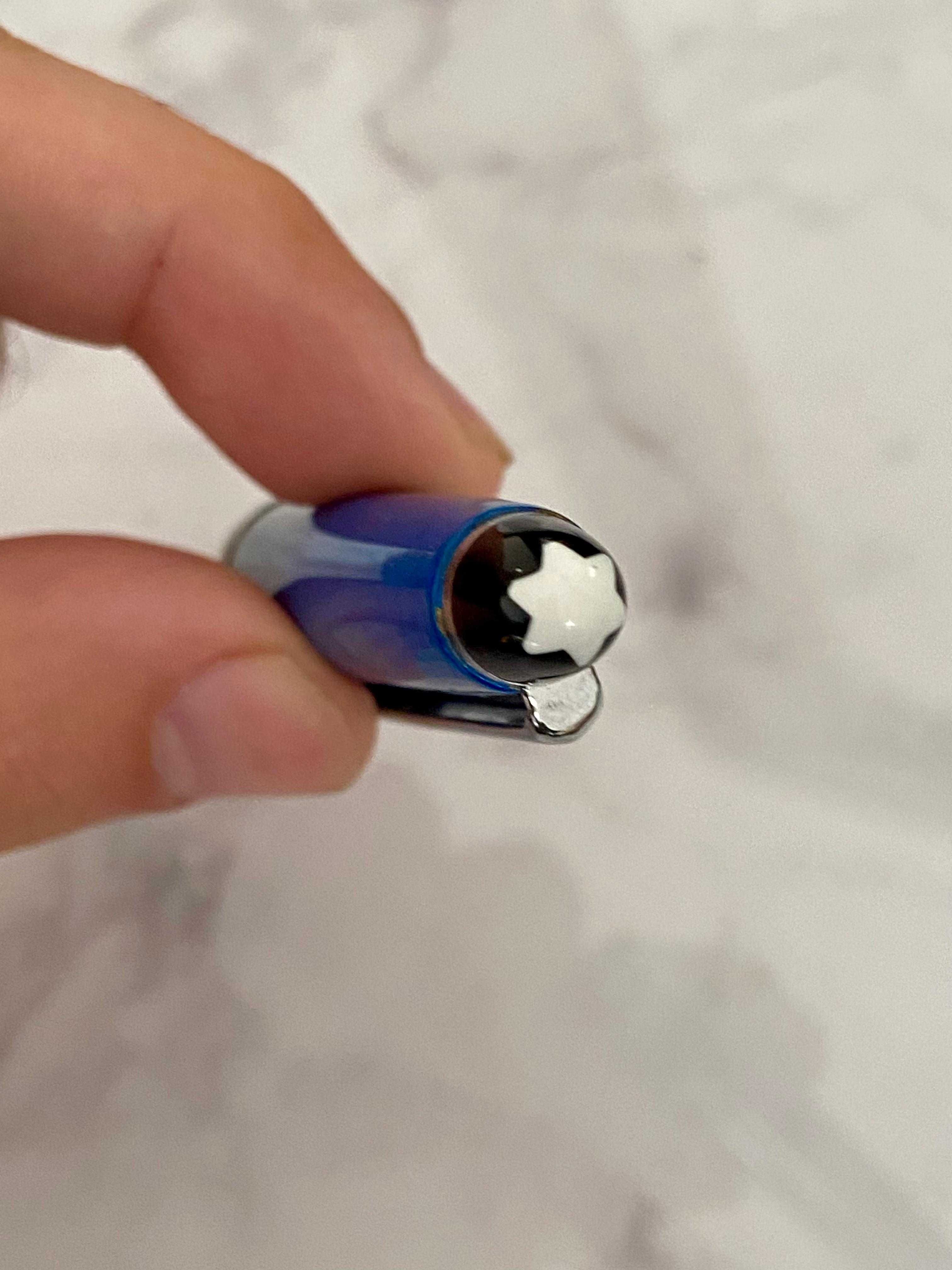 Caneta "Montblanc" Iridium Point Azul