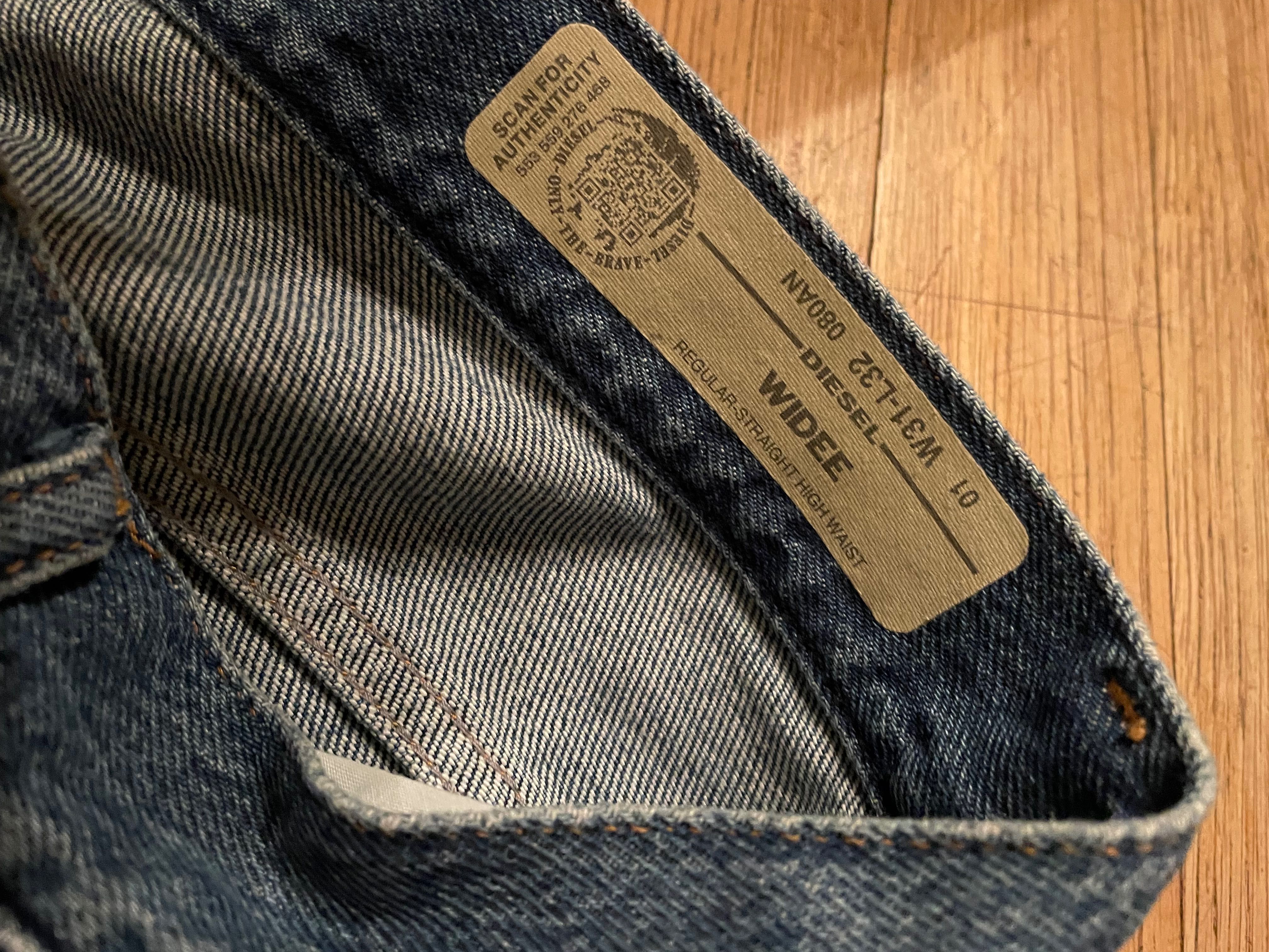 Diesel jeansy regular 31/32 wysoki stan