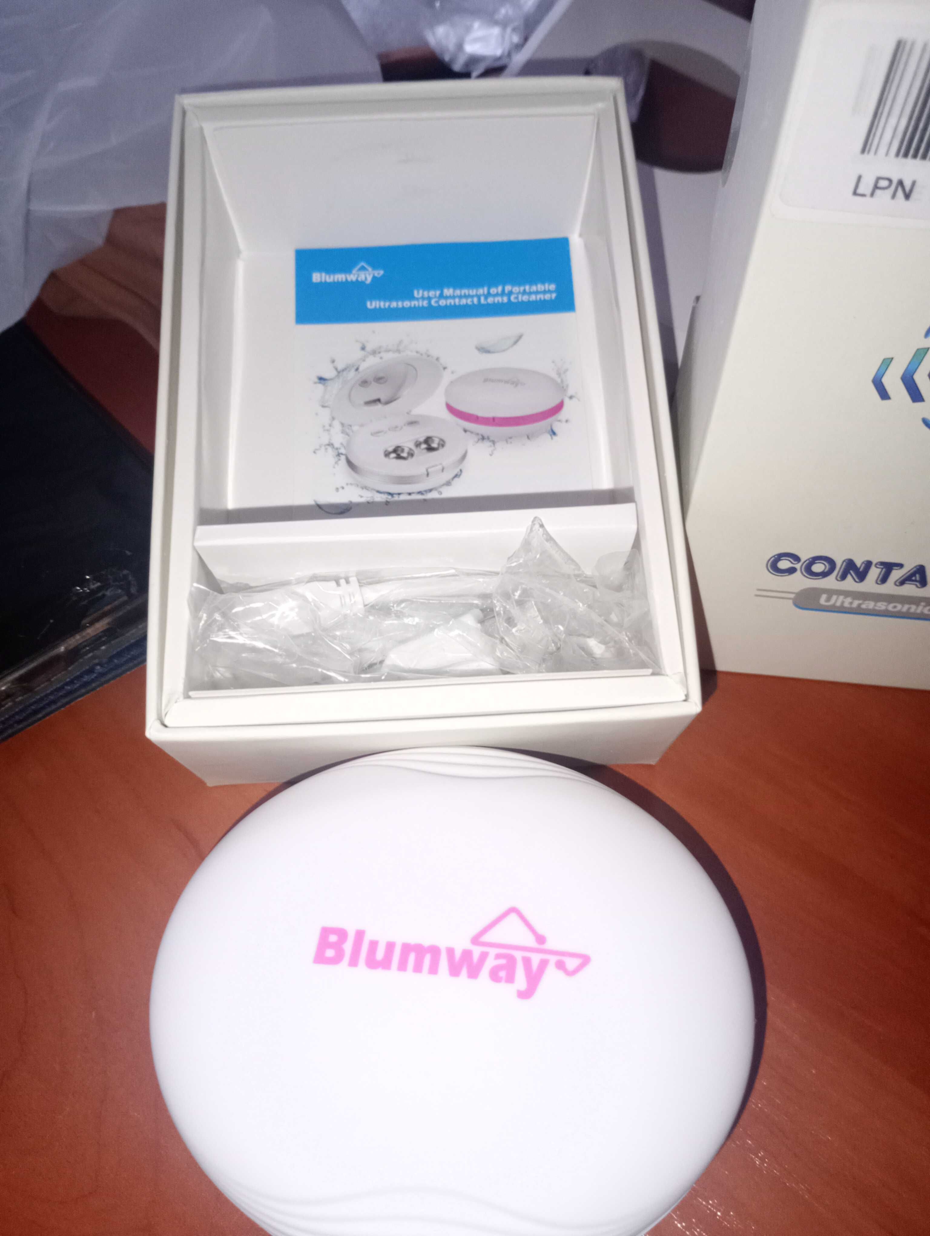 maszynka do czyszczenia soczewek Blumway, myjka ultradźwiękowa
