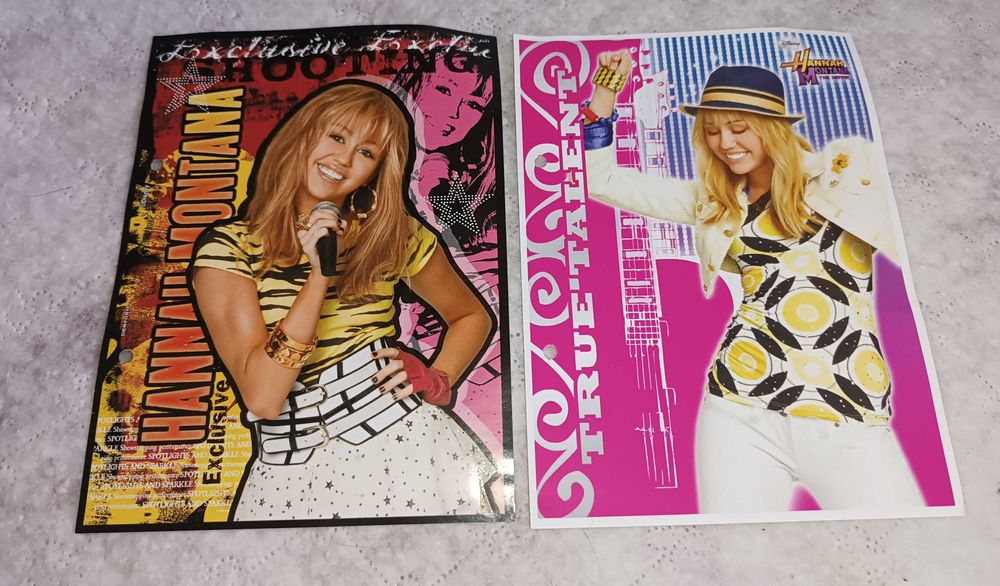Dwie karteczki Hannah Montana