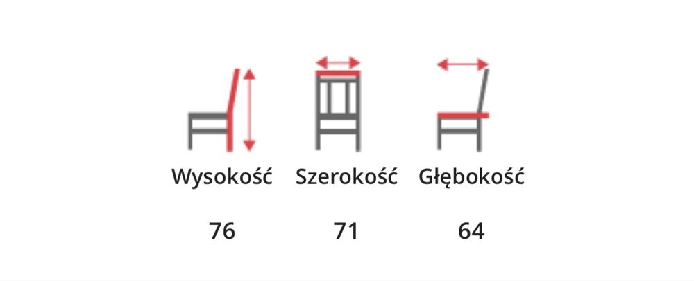 Nowe Krzesło drewniane tapicerowane wysyłka