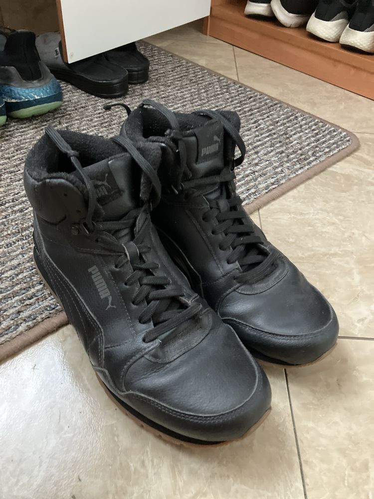 Buty męskie PUMA jesienno-zimowe 43 czarne stan idealny