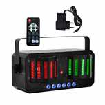 3-Efekty LED Laser Strobo Deby MIX Wzorów i kolorów RGBW Pilot