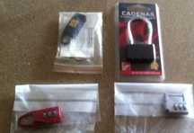 conjunto de 4 cadeados para sacos ou cacifos novos
