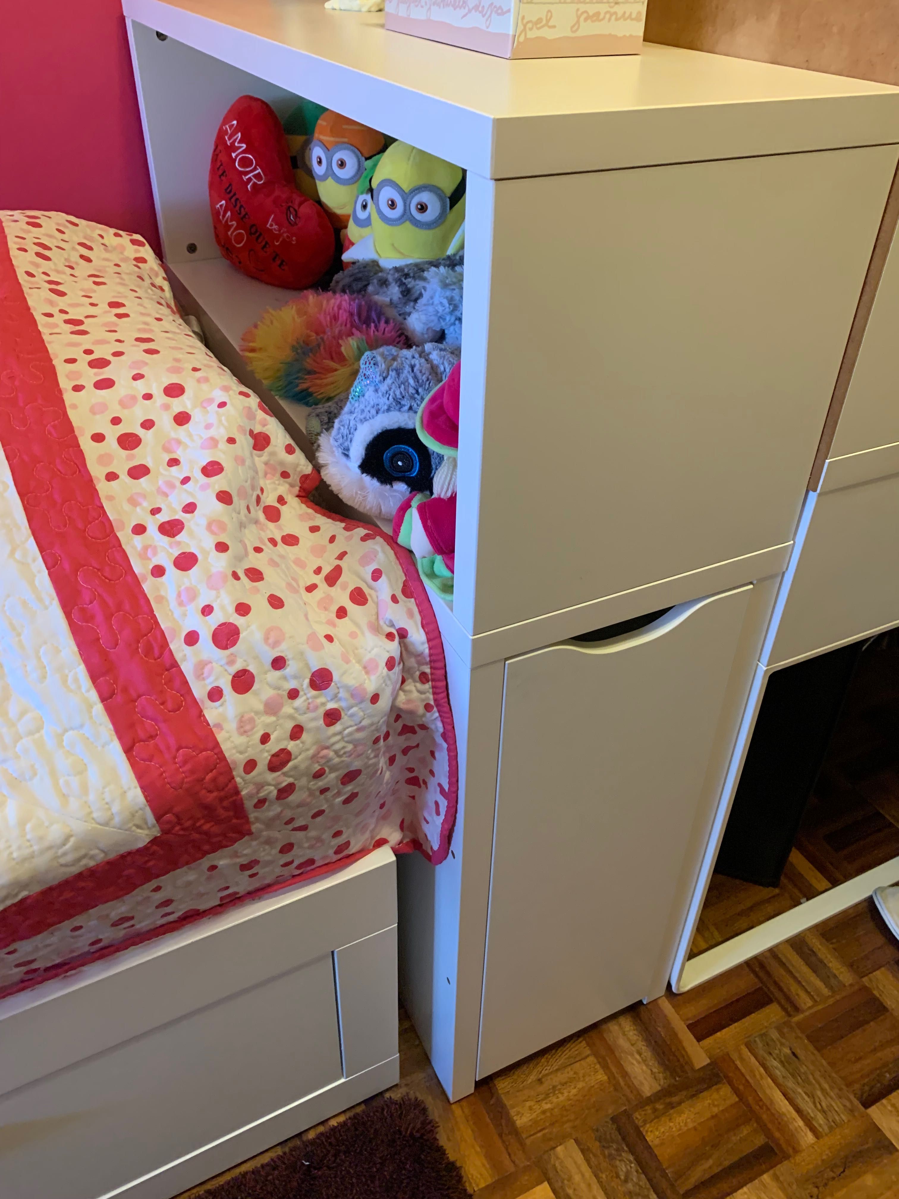 Cama BRIMNES solteiro/duplo 80*200/160*200 cm
