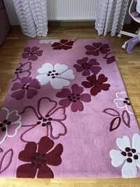 Gruby dywan w kwiaty + gratis