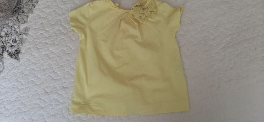 Zara baby 74 żółta bluzka