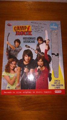 Livros Disney Camp Rock - Jogos Musicais, Diário do Rock e Blog da Cai