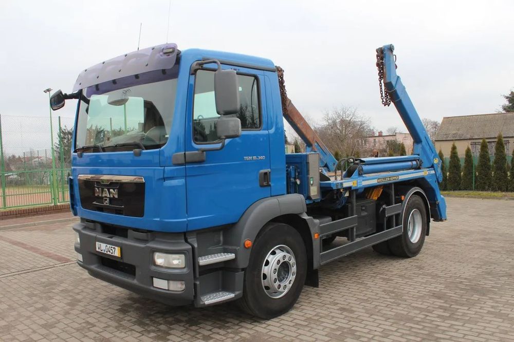 MAN TGM 18.340 BRAMOWIEC MEILLER KIPPER Z NIEMIEC  Manual, Zabudowa MEILLER
