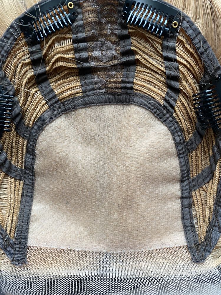 Toper tupet treska dopinka mikroskóra włos naturalnu malezyjski 40 cm