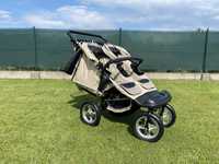 BABY JOGGER CITY ELITE DOUBLE + gondola dla noworodka