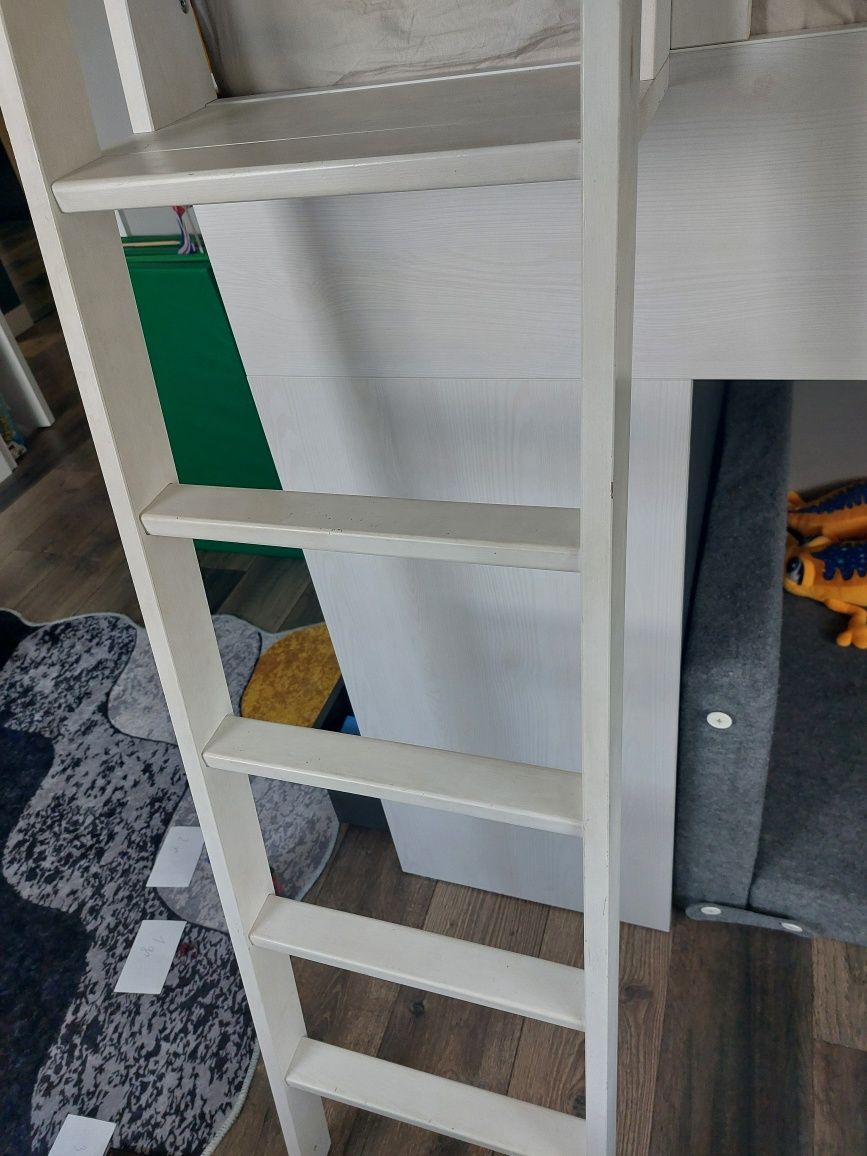 Łóżko multi lewe Nest VOX z szufladą i lampą
