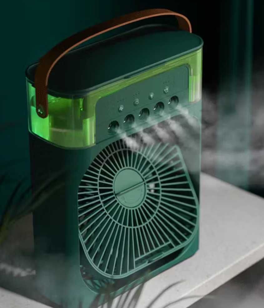 Кондиціонер нічник зволожувач повітря вентилятор охолоджувач для дому