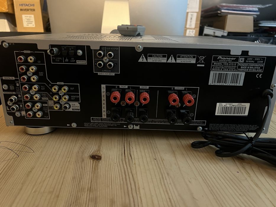 Pioneer Amplificador Avariado