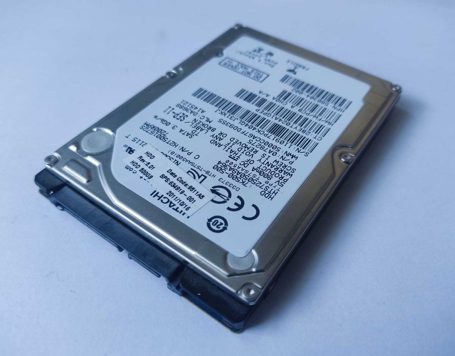Dyski HDD 4x500GB dla laptopa od WD SEAGATE TOSHIBA HITACHI razem 2TB!