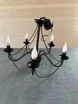 2 szt lampy sufitowe czarne