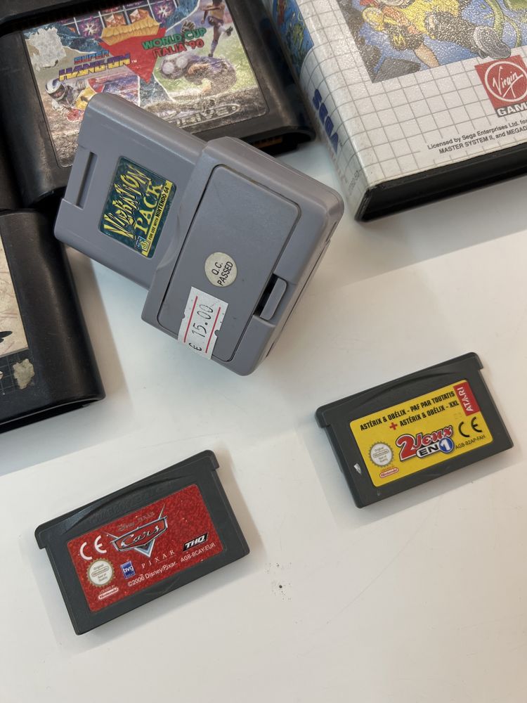 Jogos antigos sega mega drive gameboy