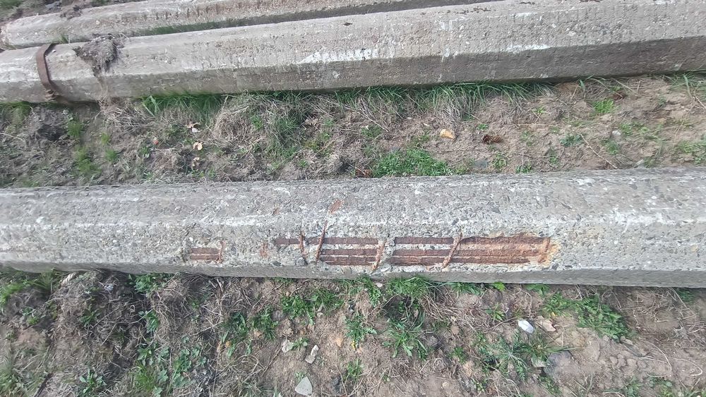 słup betonowy zbrojony ozdobny latarnia 7m