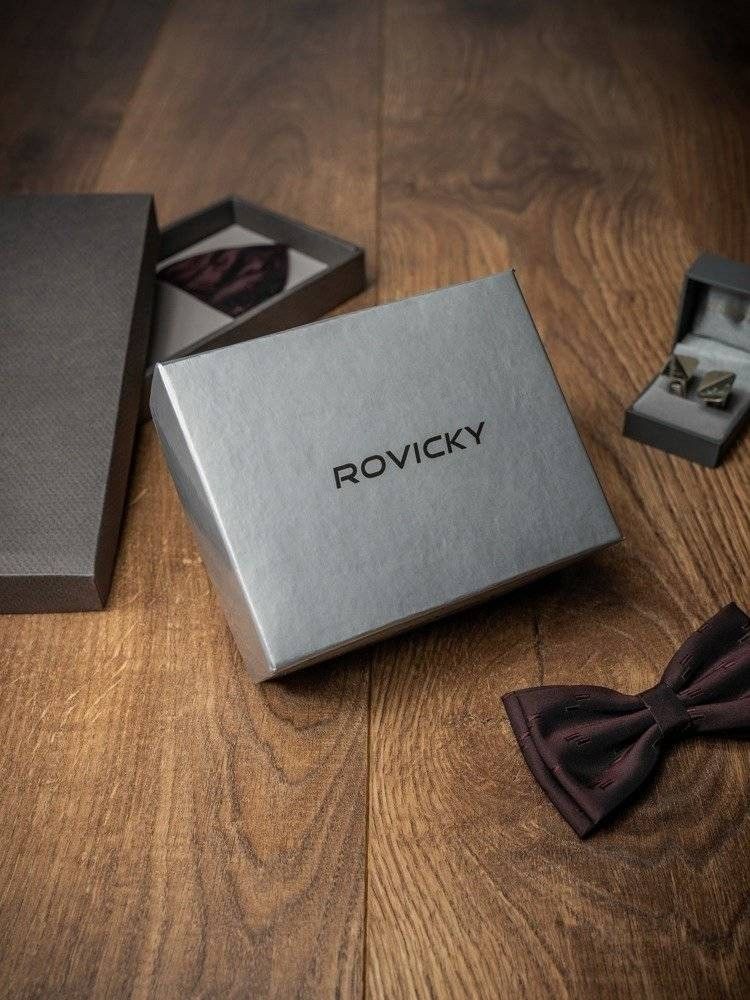 klasyczny pasek męski z wysokojakościowej skóry -  rovicky 105