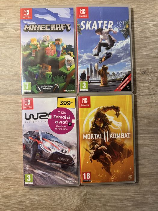 Продам картридж Minecraft, Zelda, Lego, Mortal Kombat Nintendo Switch