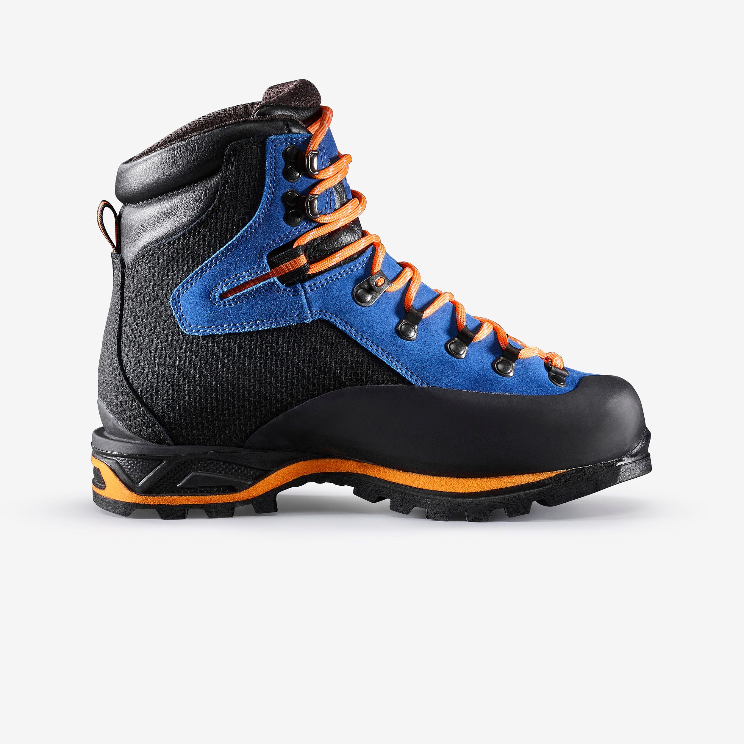 BOTAS DE ALPINISMO Couro e borracha Vibram® HOMEM AZUL