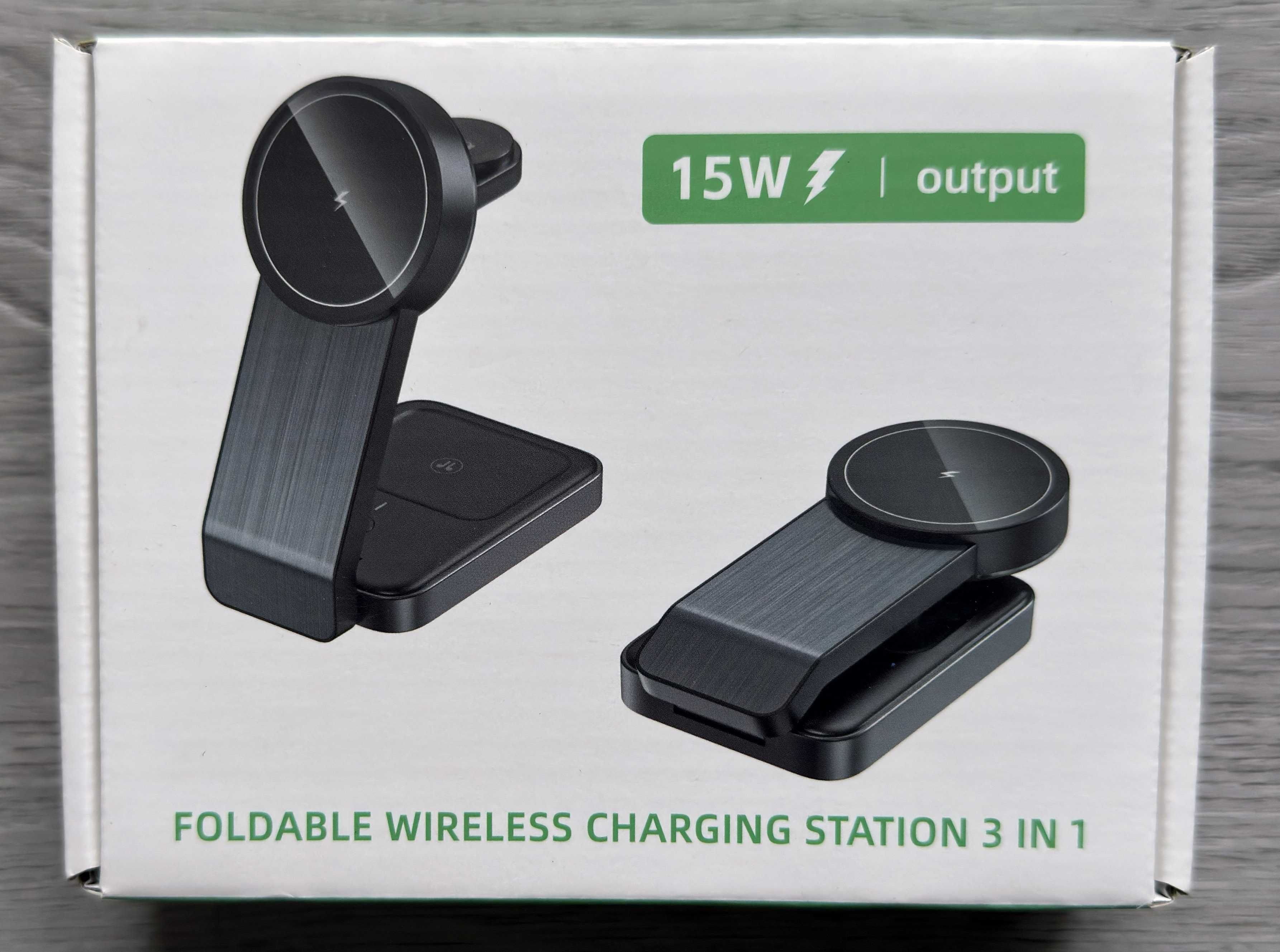 Carregador de indução iPhone, Apple Watch, Airpods