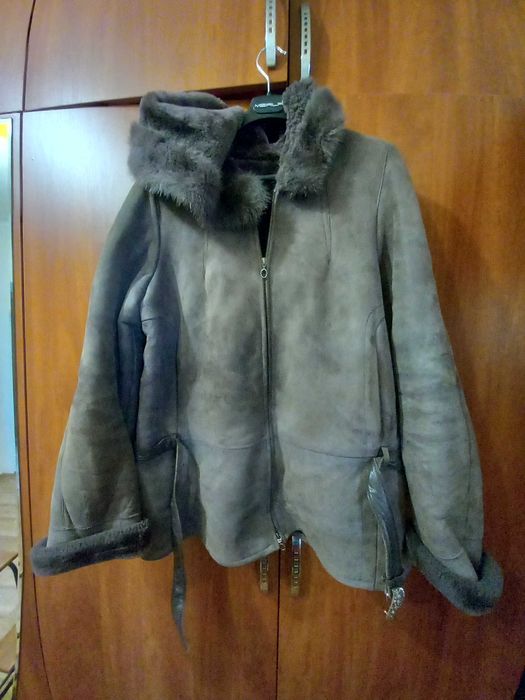 Дублянка жіноча зимова з натуральної шкіри