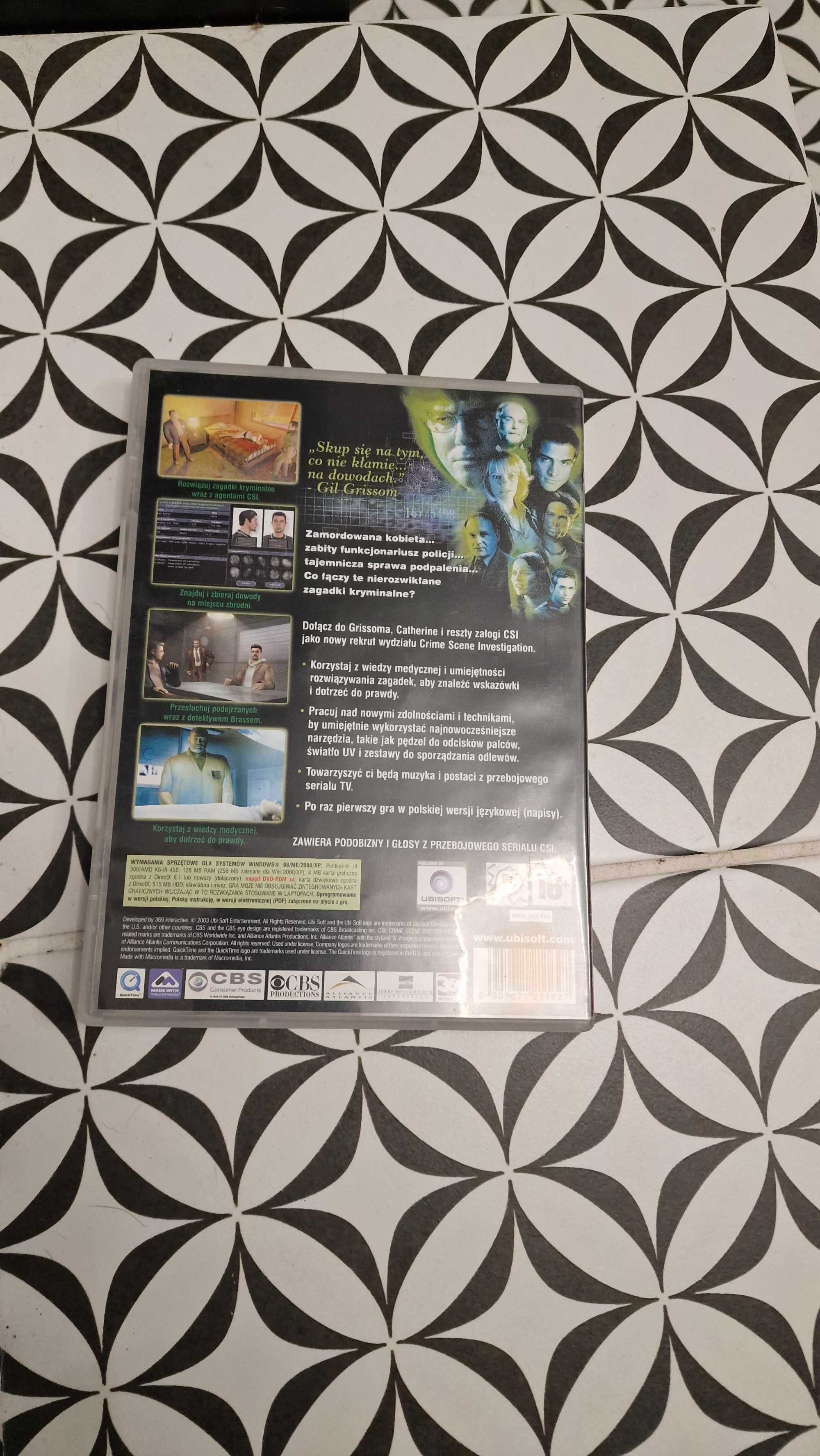 Csi kryminalne zagadki las vegas pc dvd