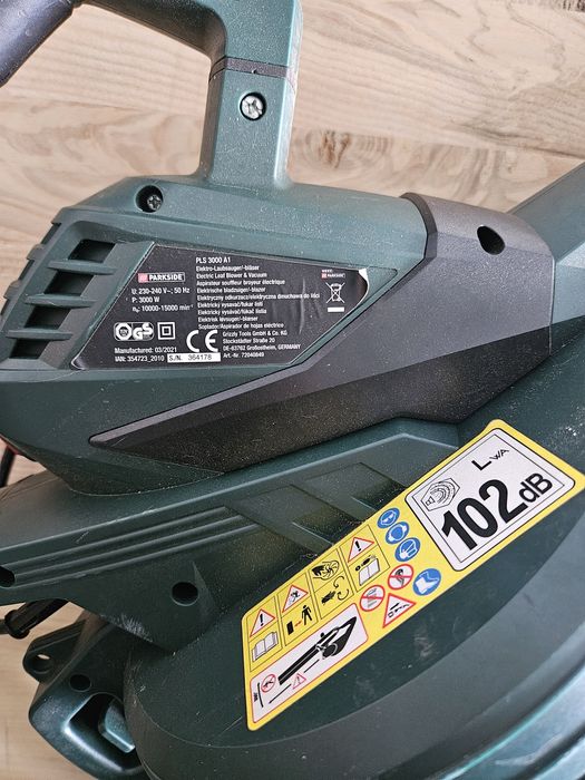 Parkside elektryczna dmuchawa i odkurzacz do liści