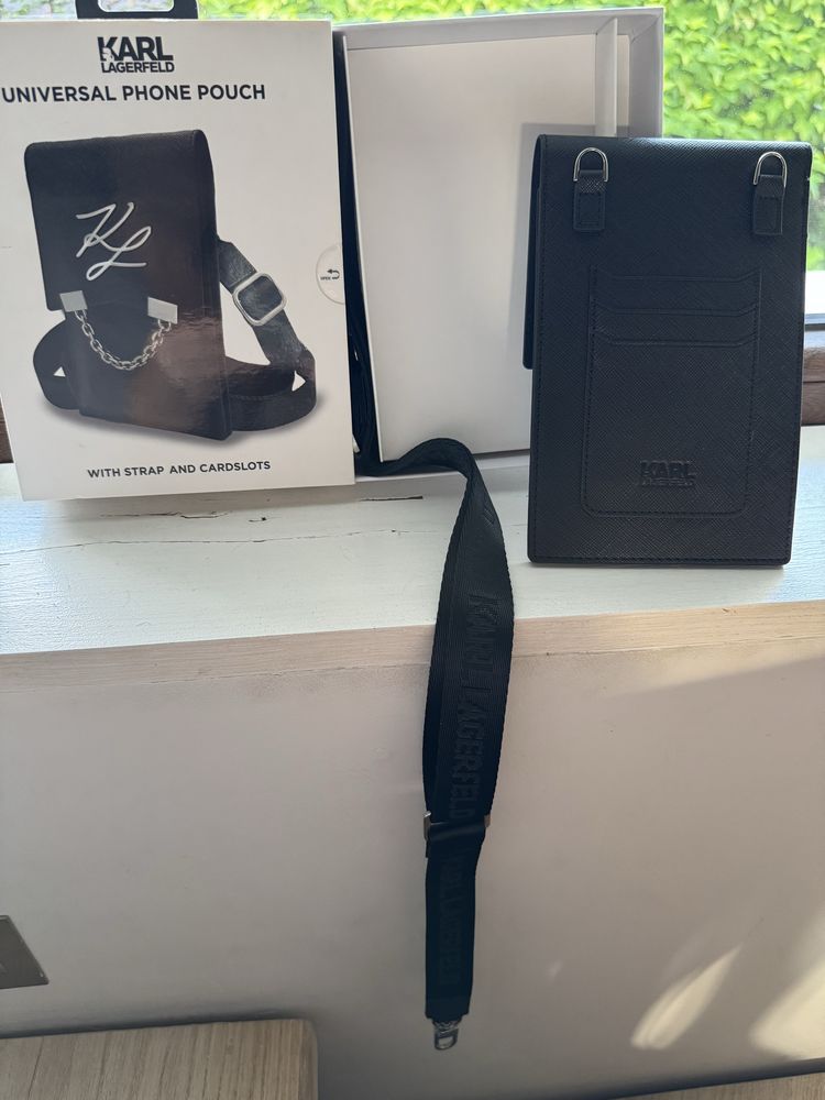Karl Lagerfeld torebka etui na telefon