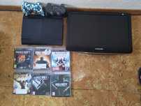 PlayStation 3 12g, c/ comandos, monitor Samsung 19" e jogos