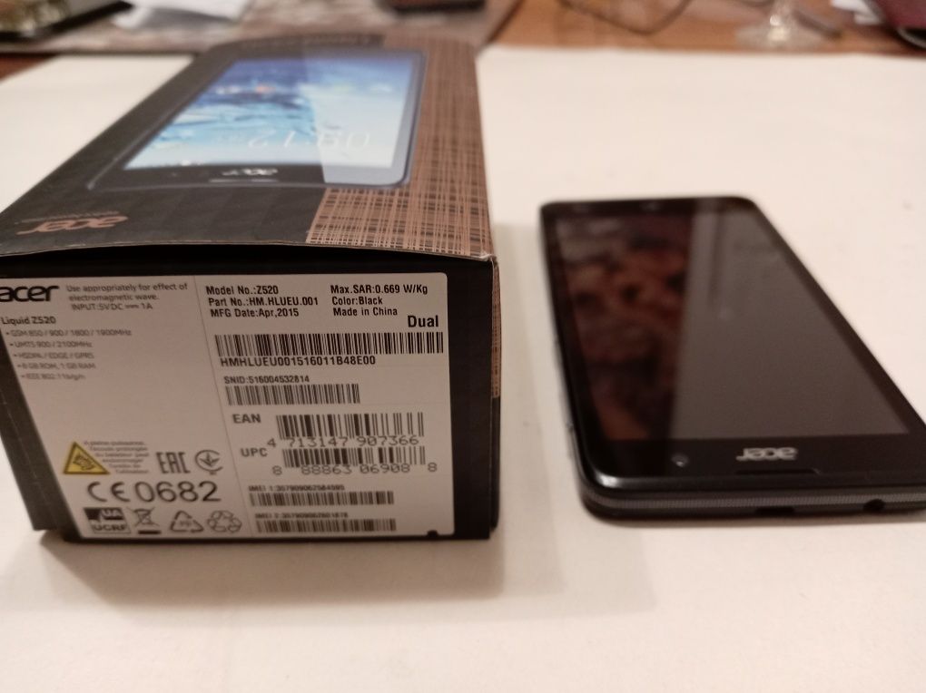 Smartfon Telefon Acer Liquid Z520 1GB/8GB Wwa