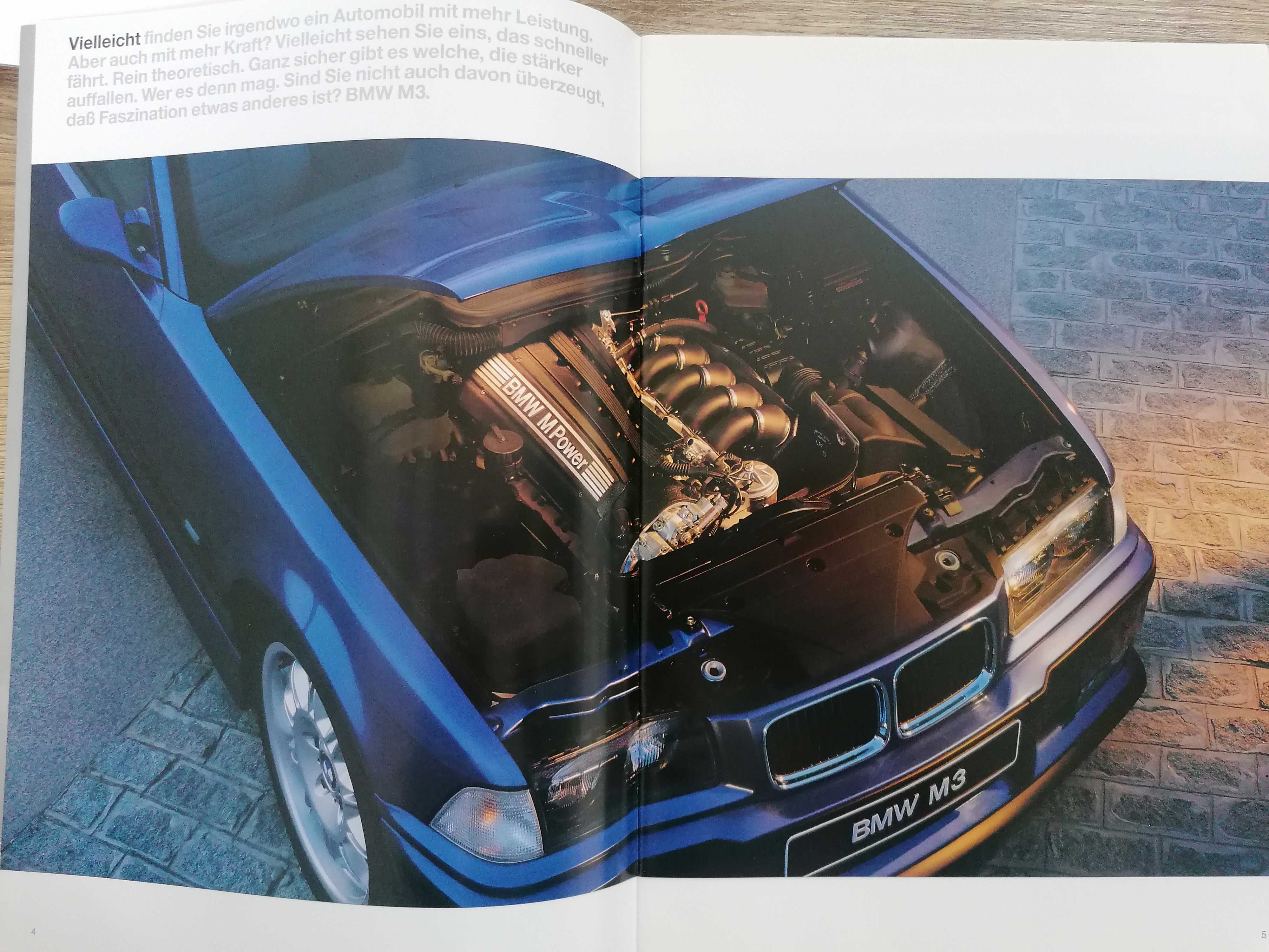 Prospekt BMW M3 E36 Sedan Coupe Cabrio