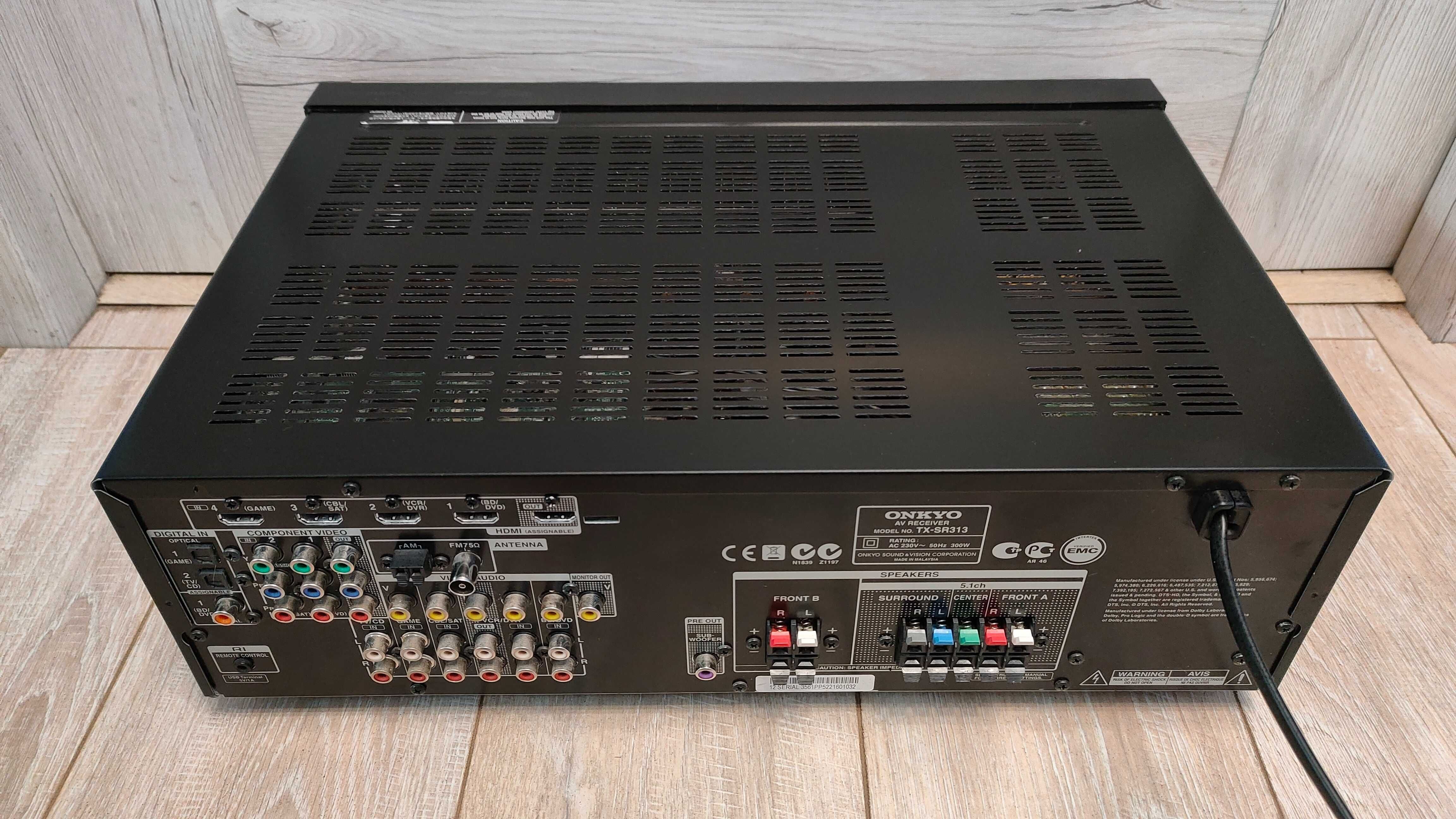 Amplituner ONKYO TX-SR313 ! Idealny STAN ! W Pełni Sprawny ! OKAZJA !